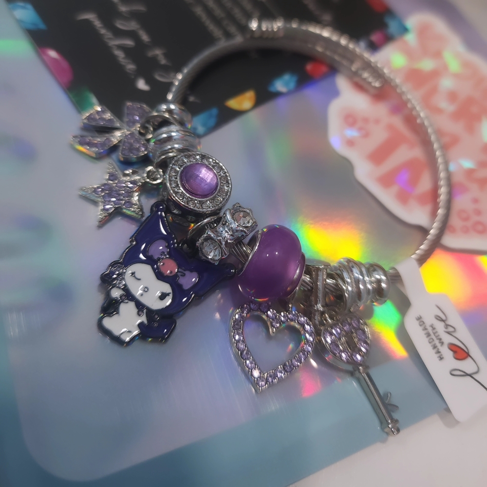 SANRIO KUROMI CHARM BRACELET✨️